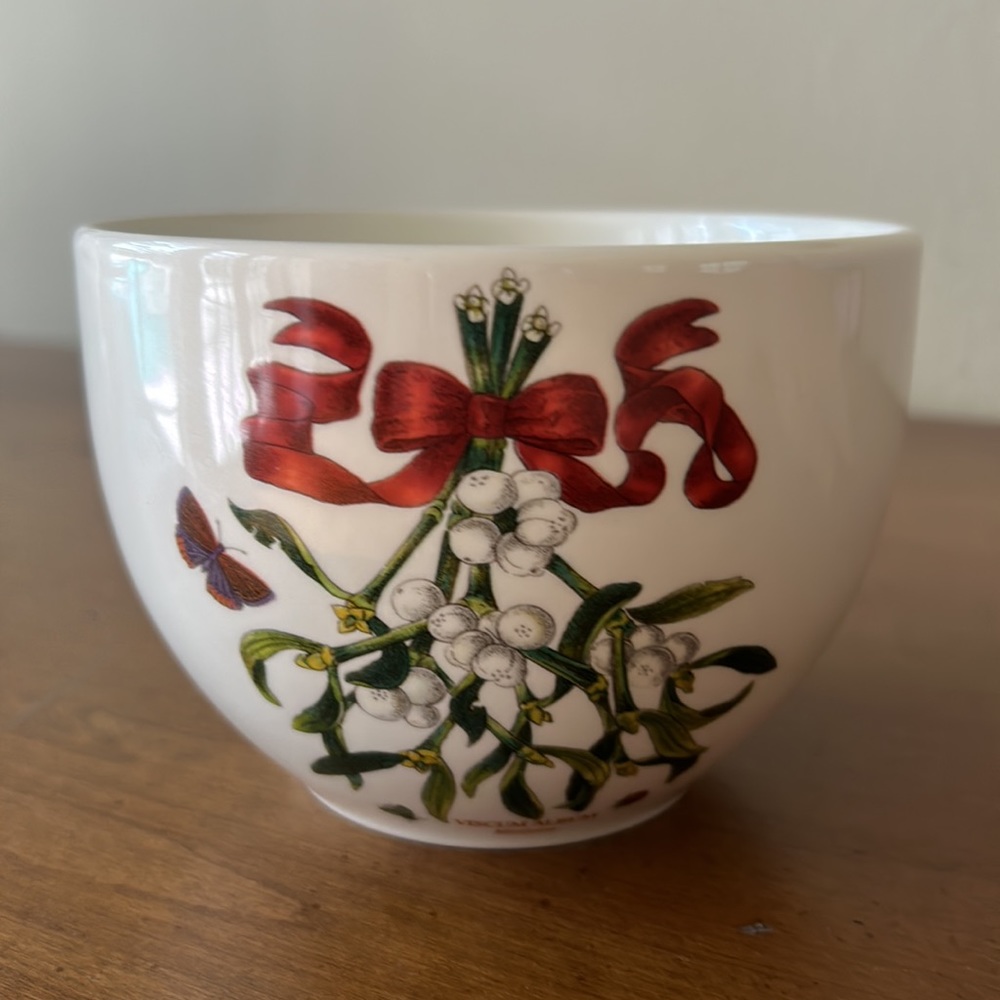 Portmeirion botanic garden mistletoe chili bowl